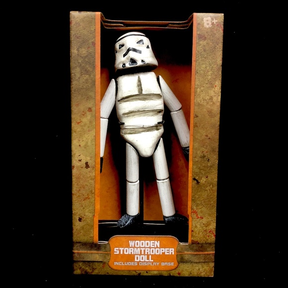 Star Wars Other - Disney Parks Star Wars Galaxy's Edge Wooden Stormtrooper Doll Toy Figurine - NEW